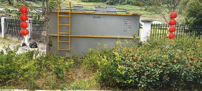 福建建瓯迪口卫生院地上一体化污水处理设备